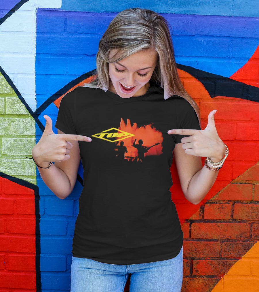 Twenty One Pilots Top Logo Red Splash T-Shirt