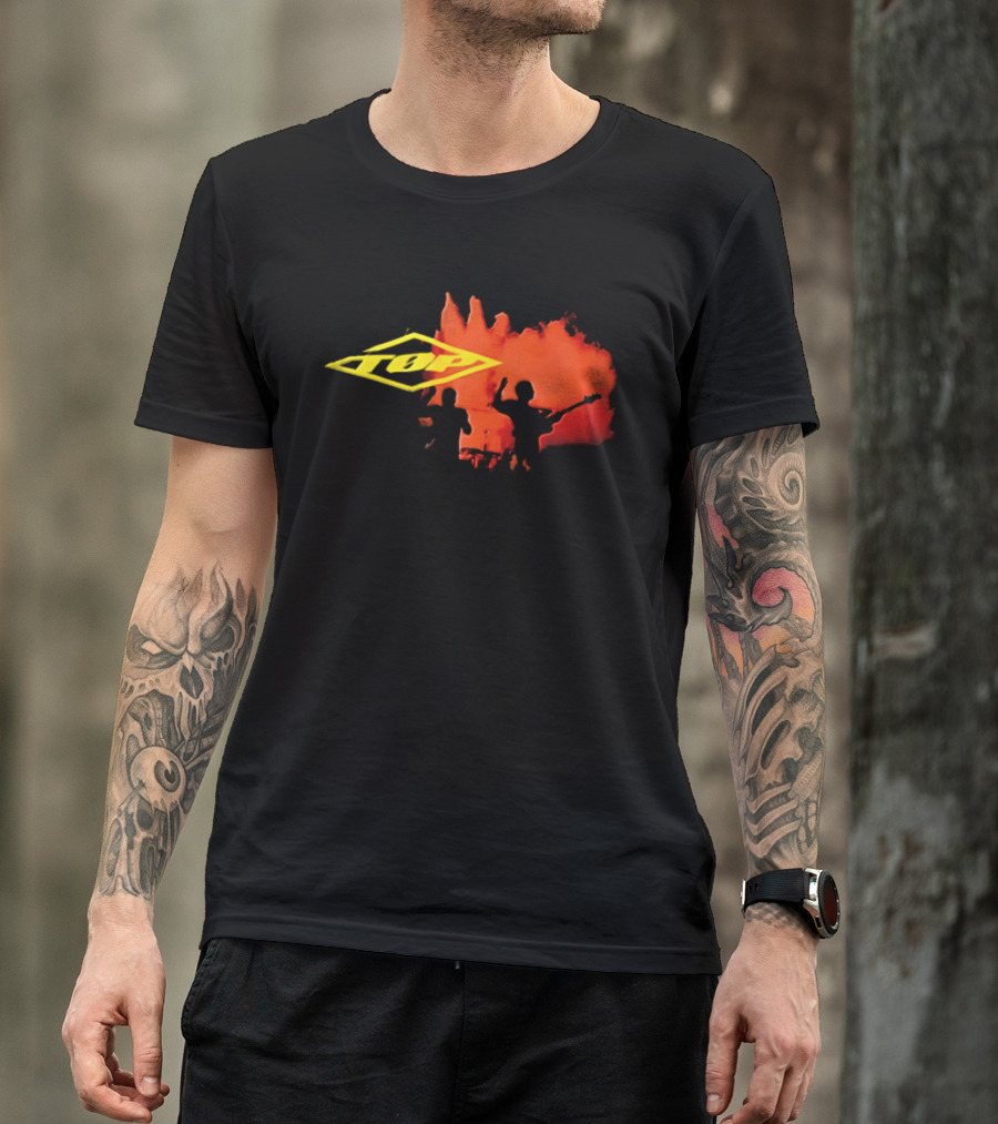 Twenty One Pilots Top Logo Red Splash T-Shirt