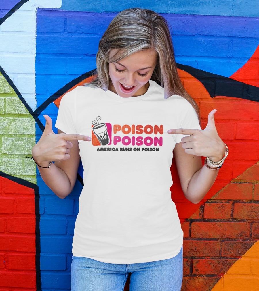 Asspizza Store America Runs On Poison Drinking Cup T-Shirt
