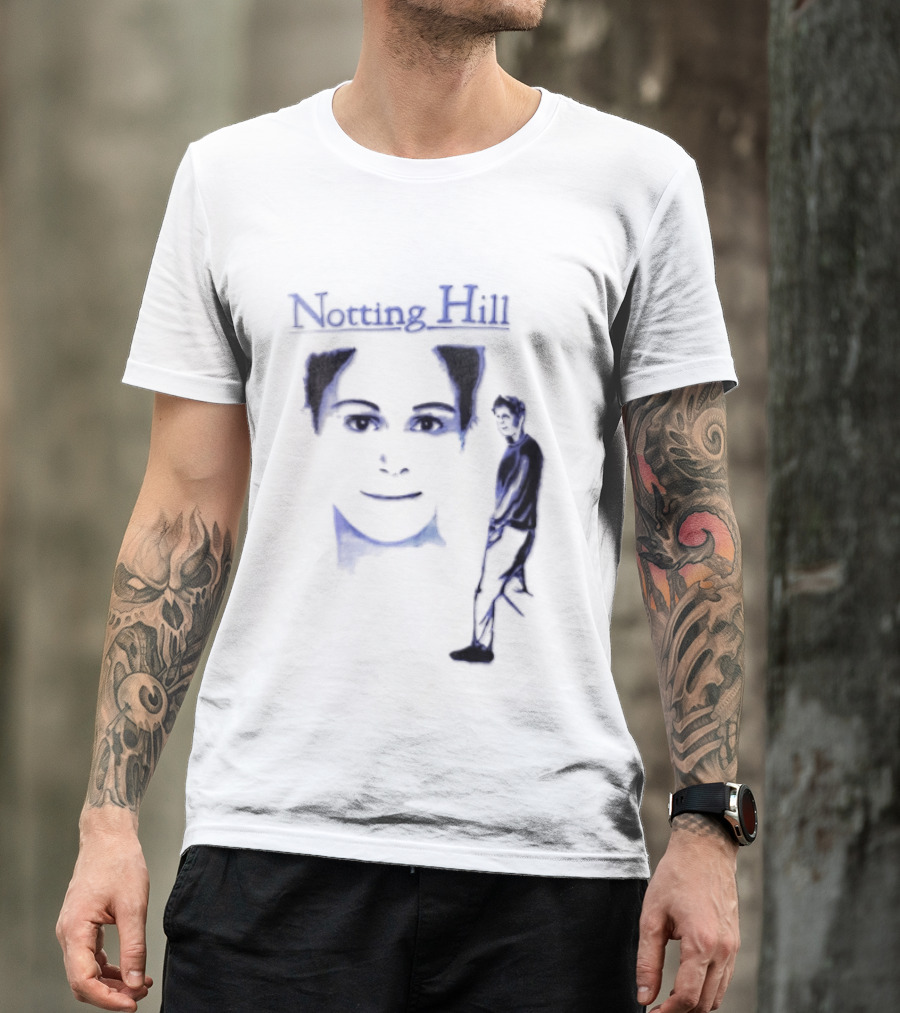 Notting Hill 1999 Blue Man Woman Movie T-Shirt