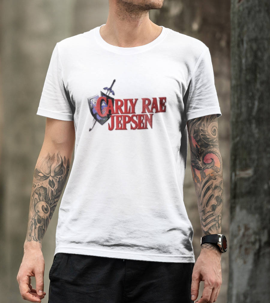 Carly Rae Jepsen The Legend Of Zelda Parody Shield Sword T-Shirt