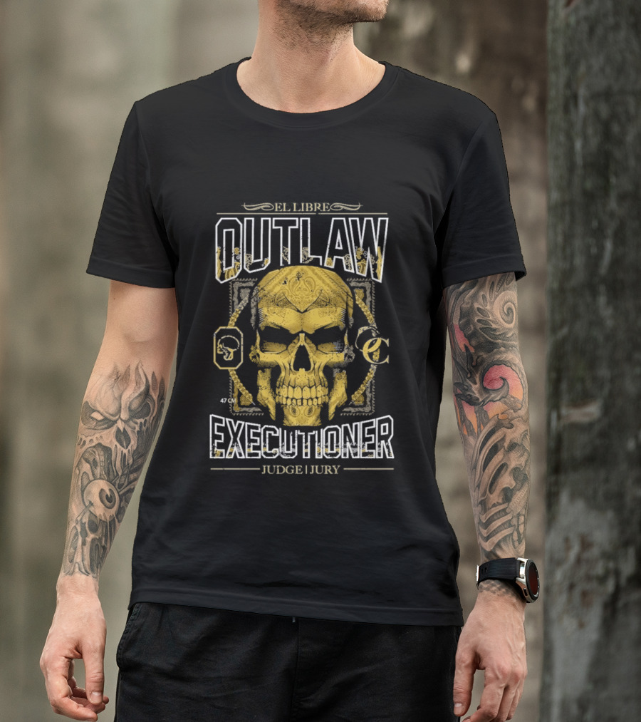 Outlaw Collective Executioner Skull Judge Jury T-Shirt
