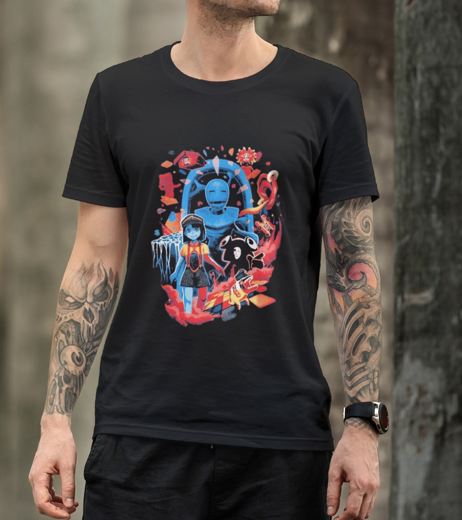 ENA Dream BBQ Lonely Door Character Art And Surreal T-Shirt