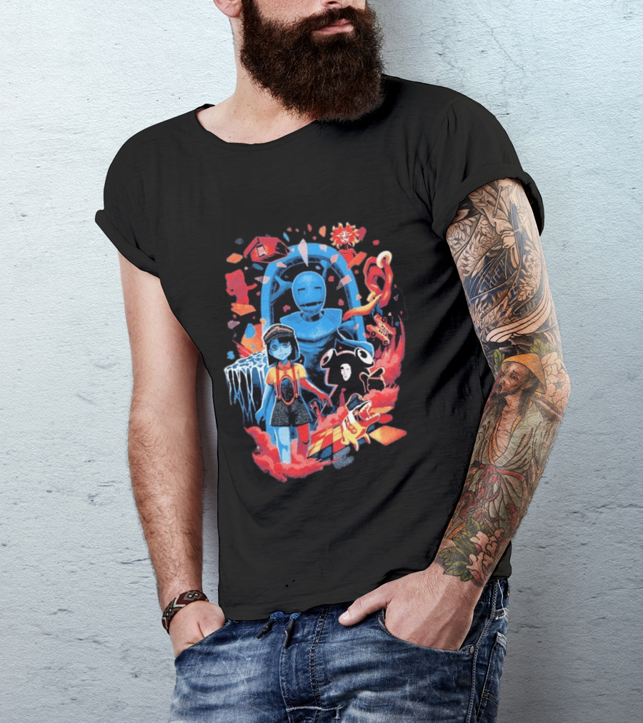 ENA Dream BBQ Lonely Door Character Art And Surreal T-Shirt