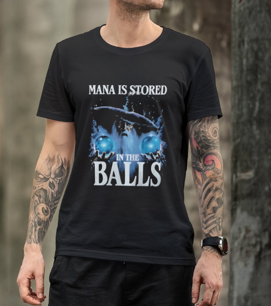 Mana Is Stored In The Balls Ice And Magic T-Shirt