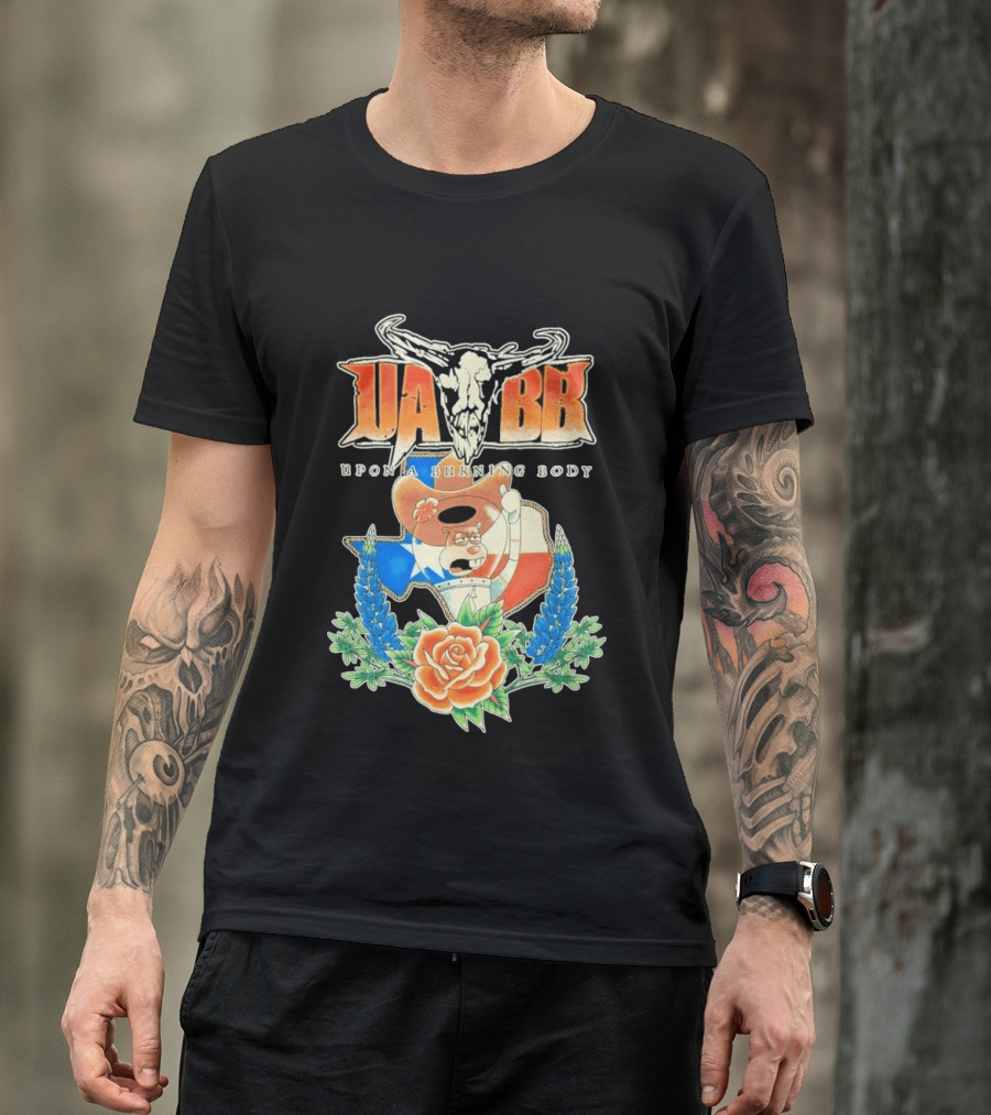 Upon A Burning Body UABB Sandy Texas Flag Animation T-Shirt
