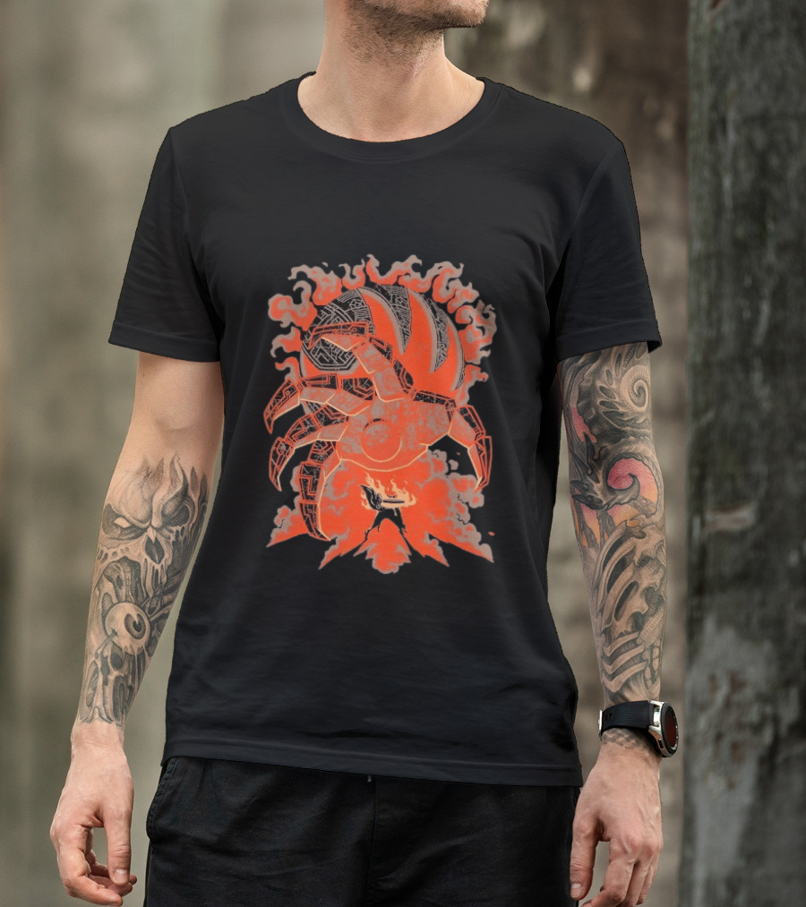 Okami Everlasting Darkness Fire Spirit And Flames T-Shirt