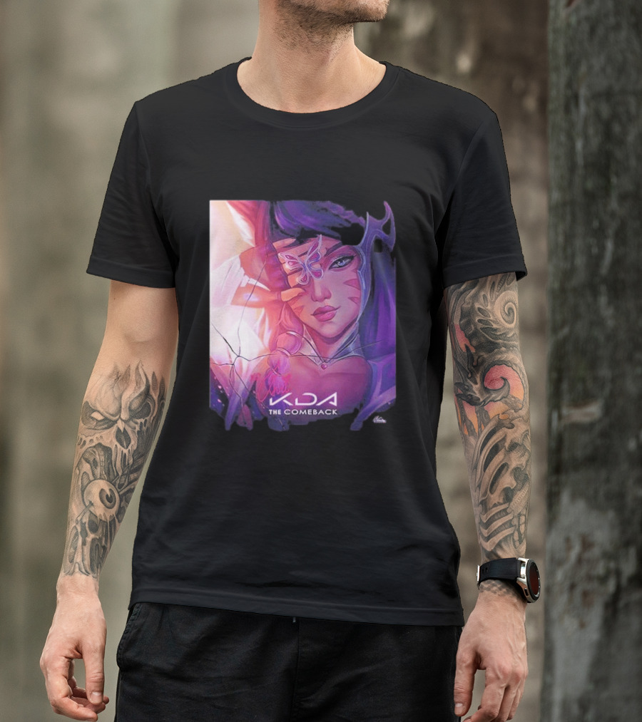 Ahri KDA The Comeback Arcane League Of Legends By Nikkotari T-Shirt