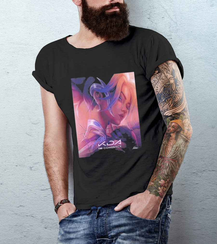 Akali KDA The Comeback Arcane League Of Legends Nikkotari T-Shirt