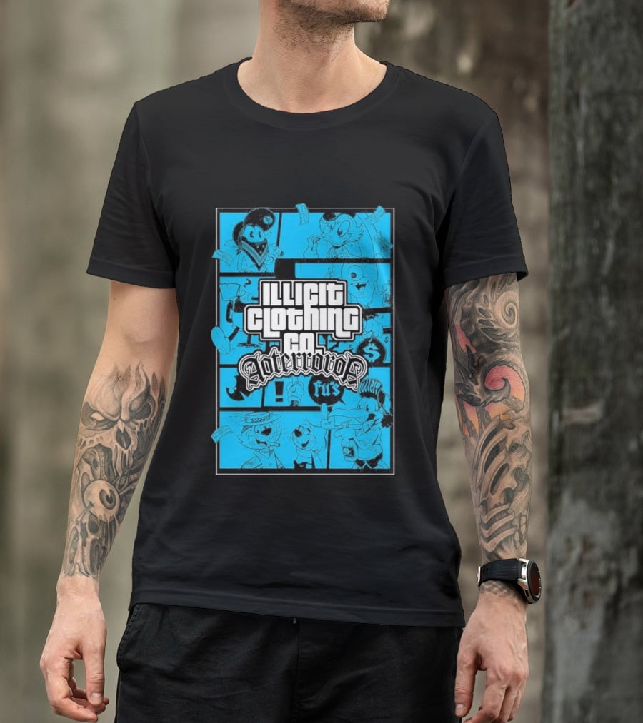 Illicit Clothing Co Afterror FU$ T-Shirt
