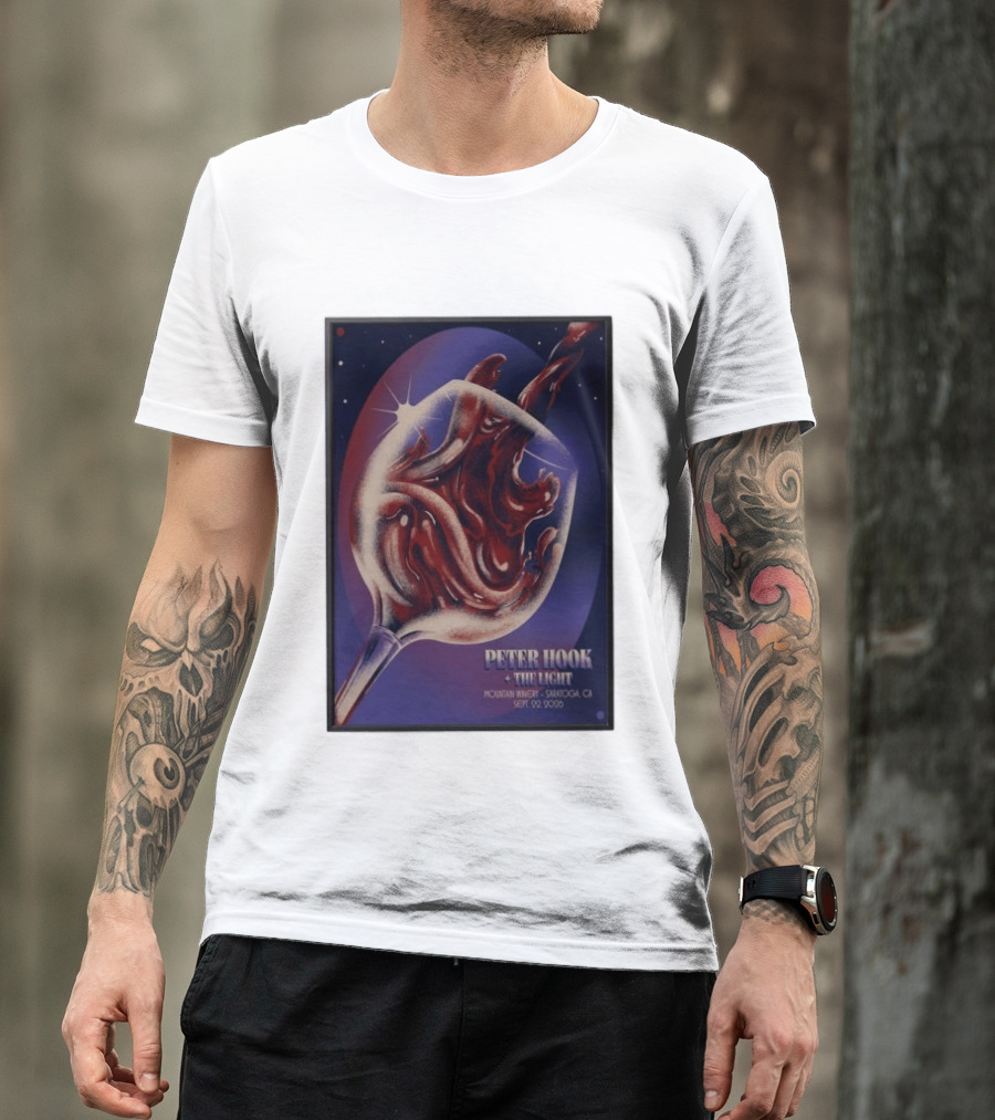 Peter Hook And The Light Mountain Winery Saratoga CA Sept 22 2026 T-Shirt