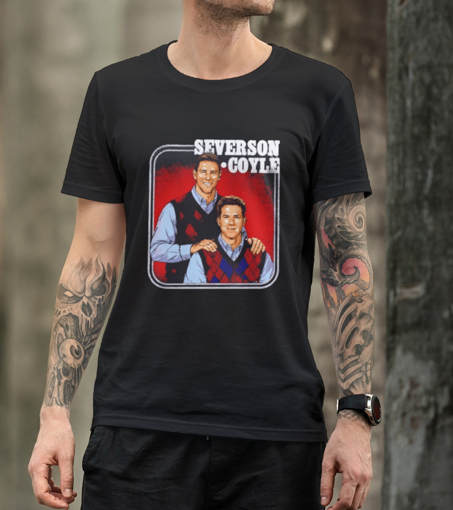 Severson Coyle Columbus Blue Jackets Step Brothers T-Shirt