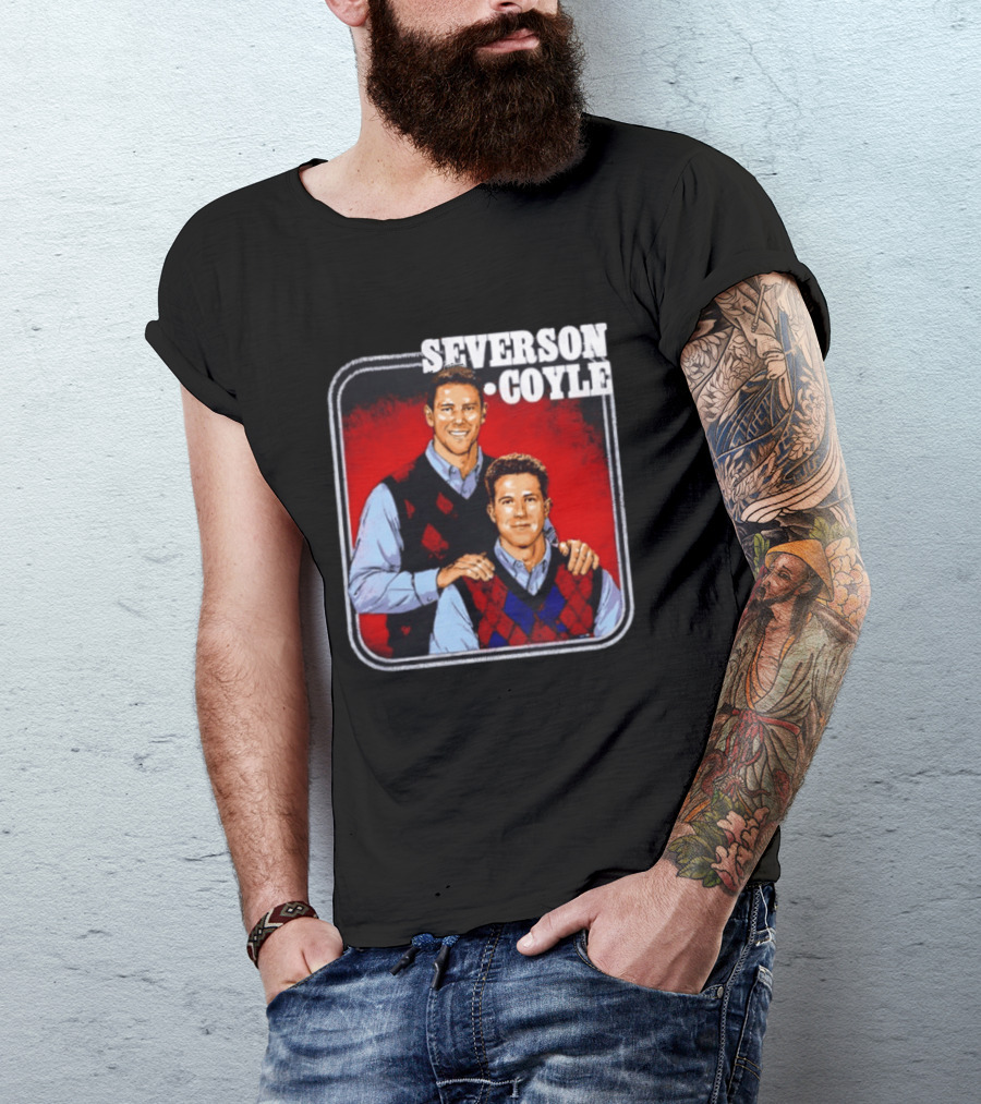 Severson Coyle Columbus Blue Jackets Step Brothers T-Shirt