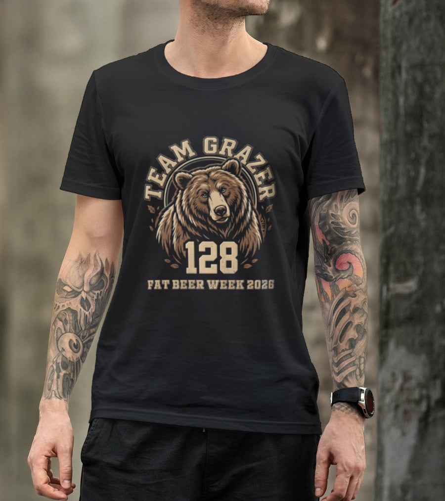 Team Grazer 128 Fat Bear Week 2026 T-Shirt