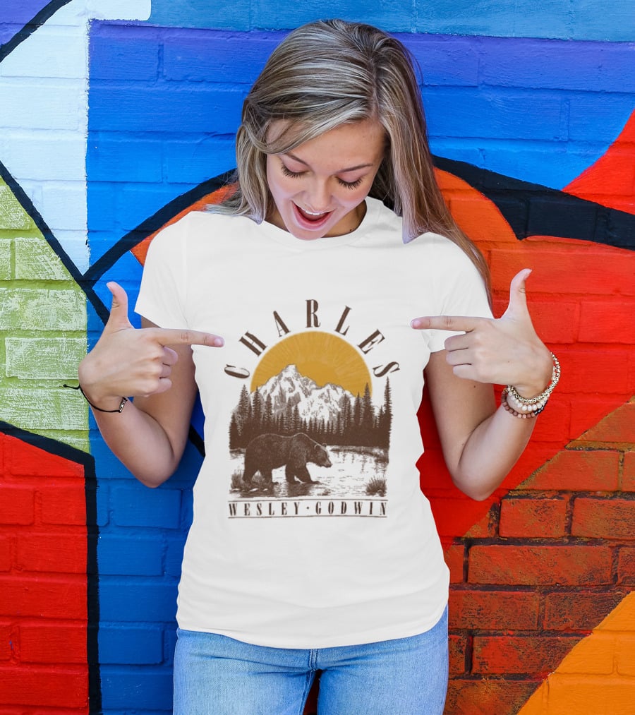 Charles Wesley Godwin Bear Mountain Sunset Forest T-Shirt