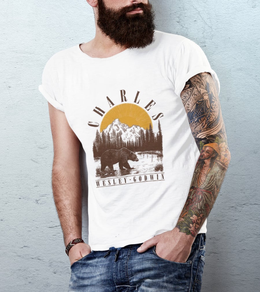 Charles Wesley Godwin Bear Mountain Sunset Forest T-Shirt