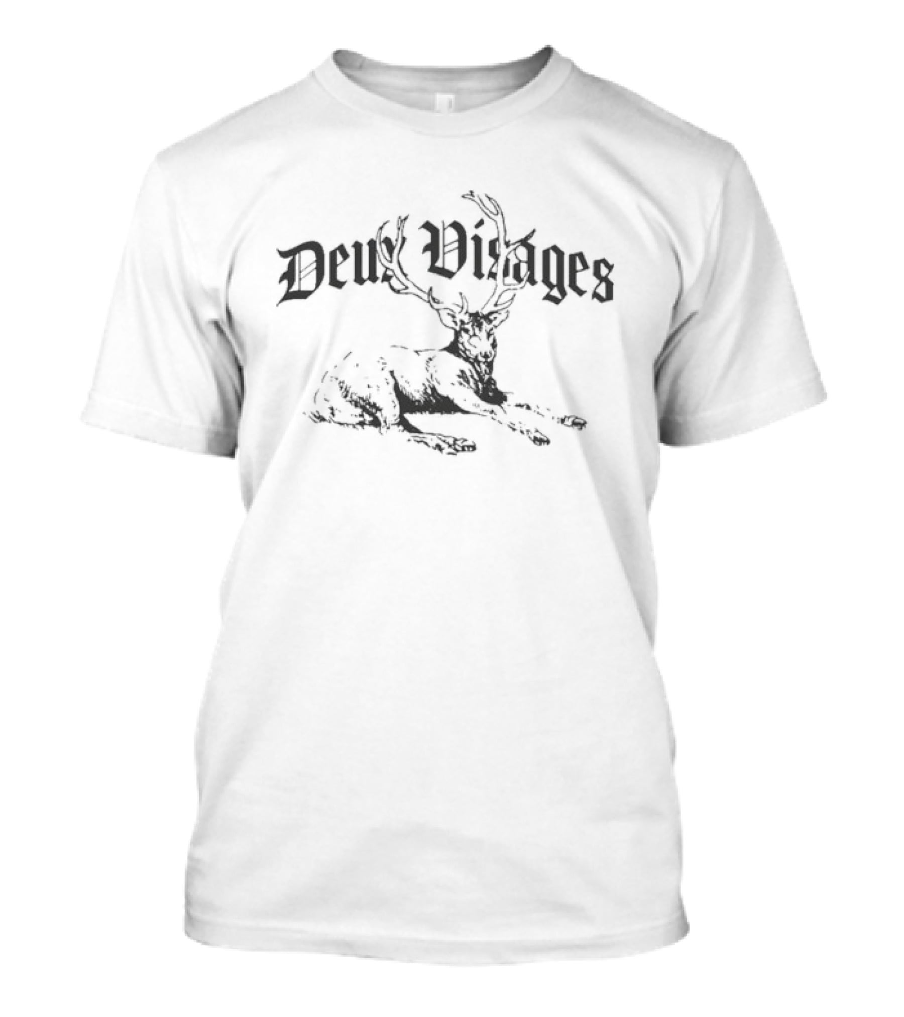 Deux Visages Deer Reclining Stag T-Shirt