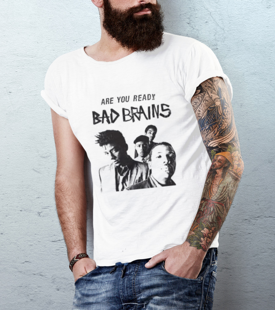 Bad Brains Are You Ready Punk Band T-Shirt