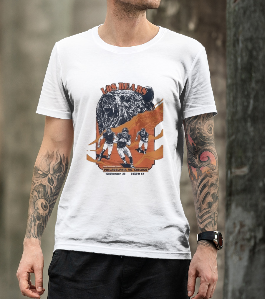 Philadelphia Eagles Vs Chicago Los Bears September 28 2026 Soldier Field Week 3 1:15 PM T-Shirt