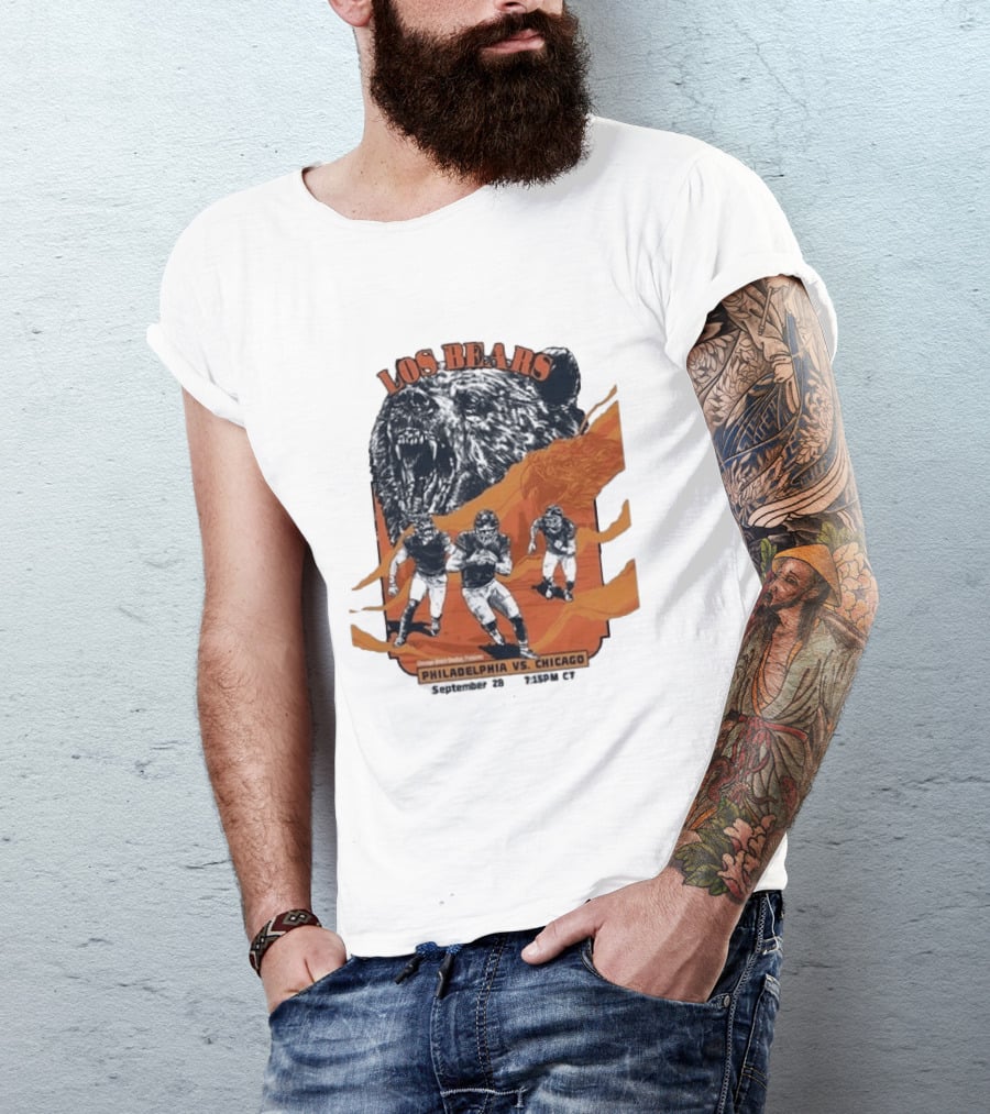 Philadelphia Eagles Vs Chicago Los Bears September 28 2026 Soldier Field Week 3 1:15 PM T-Shirt