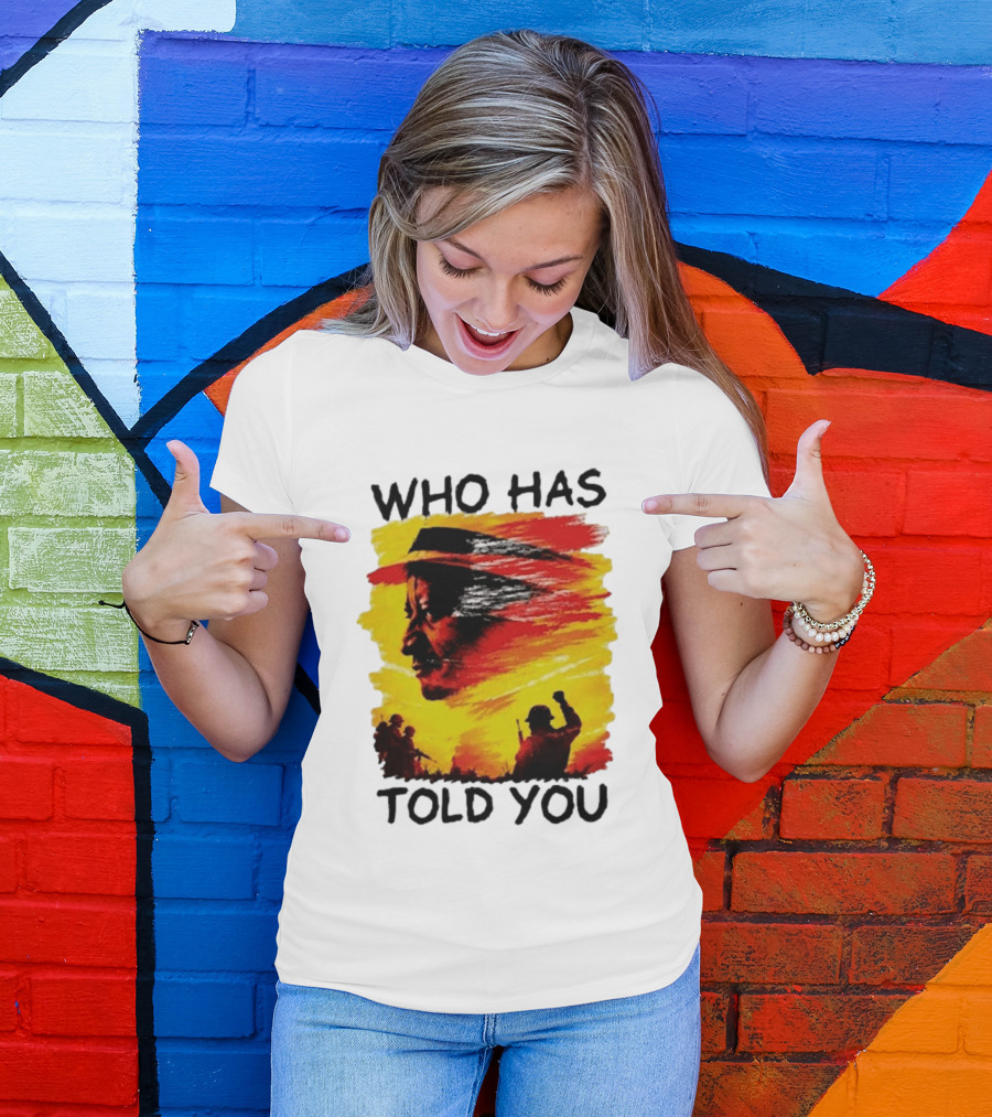 Edwin Sifuna Wears Raila Odinga's Who Has Told You T-Shirt