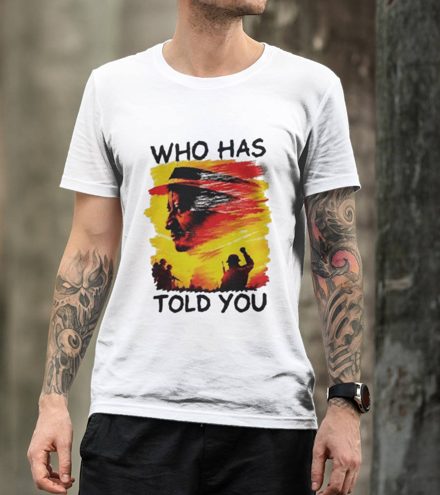 Edwin Sifuna Wears Raila Odinga's Who Has Told You T-Shirt
