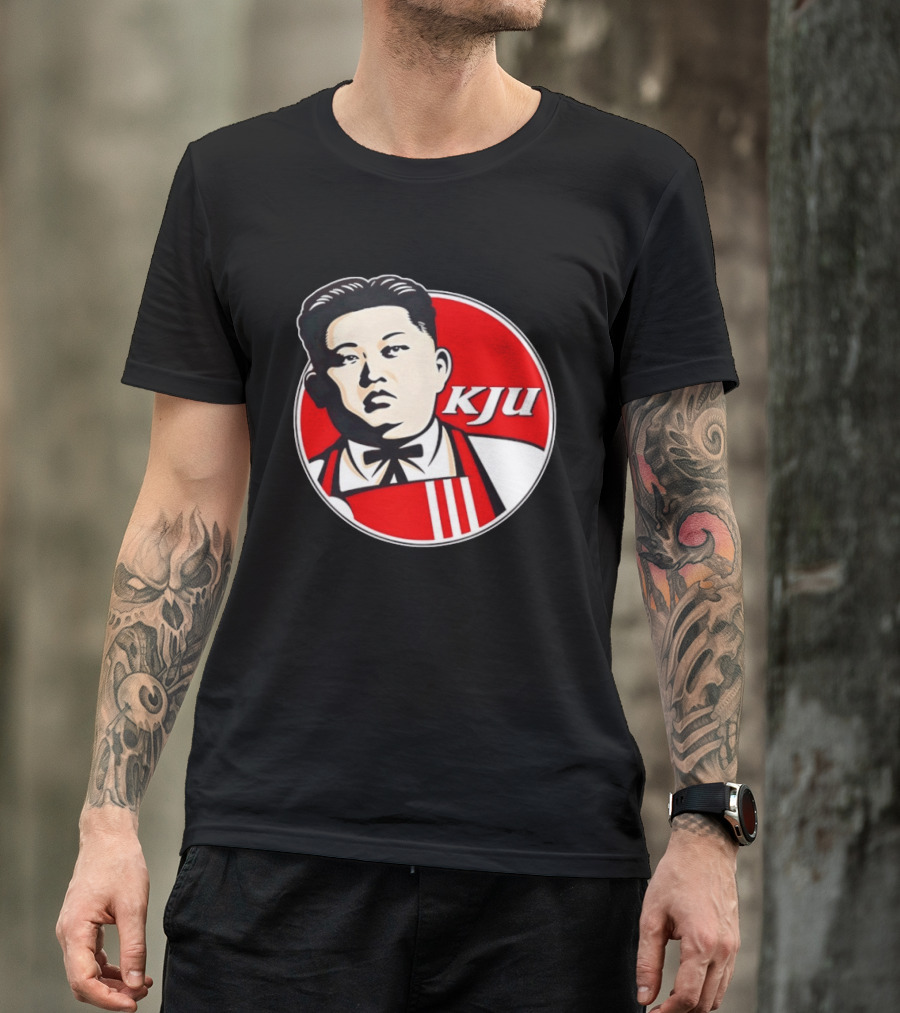 KJU Parody Red Circle Colonel Inspired It's Not KFC T-Shirt