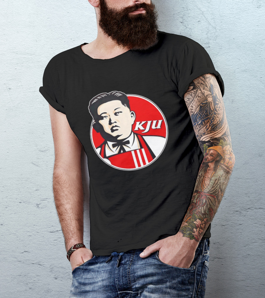 KJU Parody Red Circle Colonel Inspired It's Not KFC T-Shirt