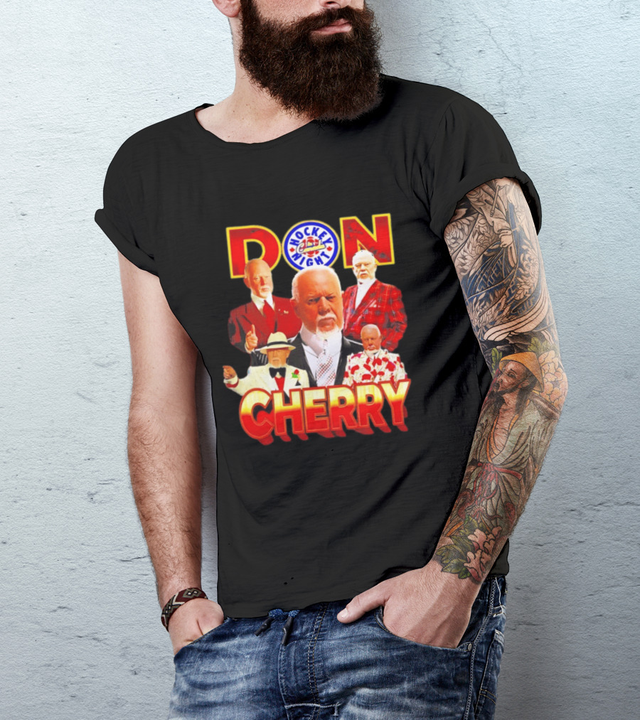 Hockey Night Don Cherry Boston Bruins Bootleg T-Shirt