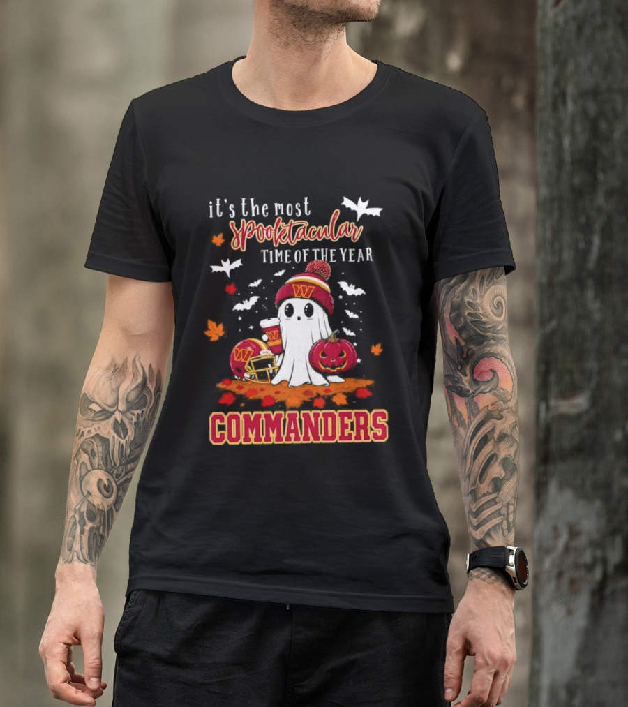 It's The Most Spooktacular Time Of The Year Washington Commanders Halloween T-Shirt