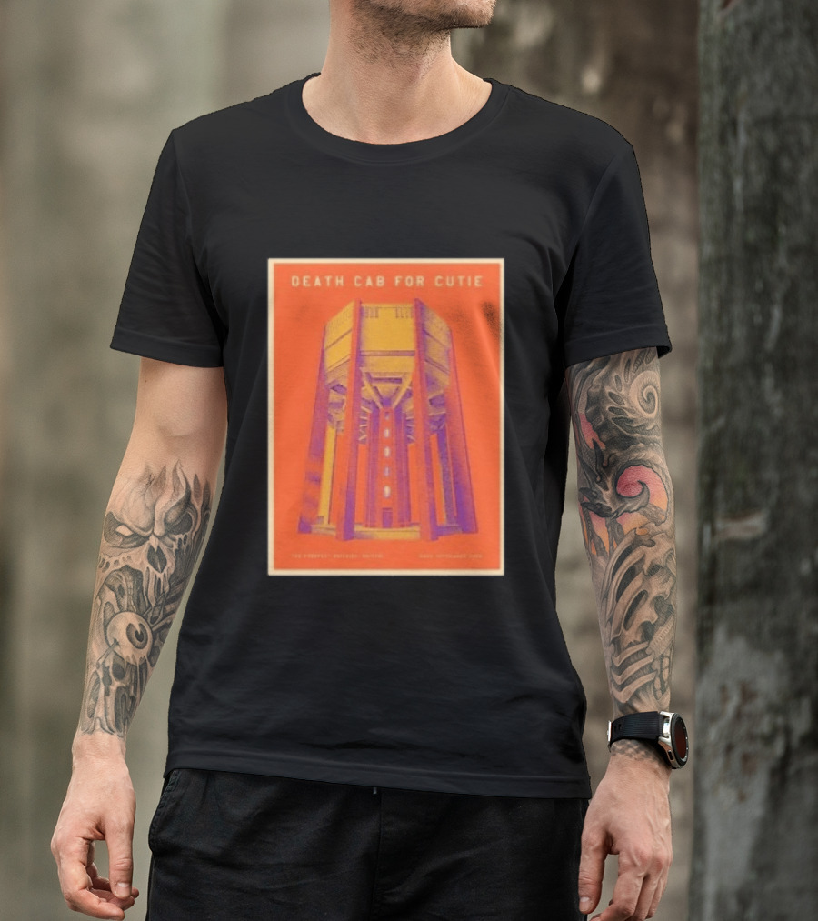 Death Cab For Cutie September 23 2026 Bristol I Built You A Tower Tour Prospect Building UK Event T-Shirt