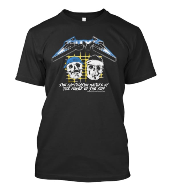 The Guysery Captinating Nature Power Of The Riff Metal Rock T-Shirt