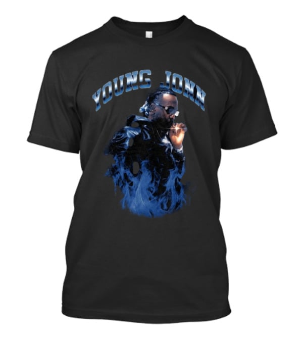 Young Jonn Midnight Frequency Smoke Aesthetic T-Shirt