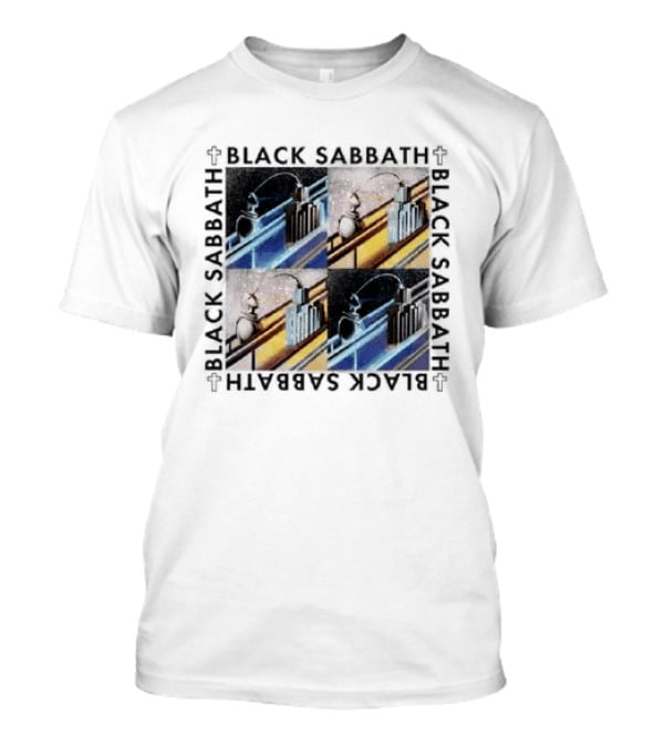 Black Sabbath Technical Ecstasy Raglan Blocks T-Shirt