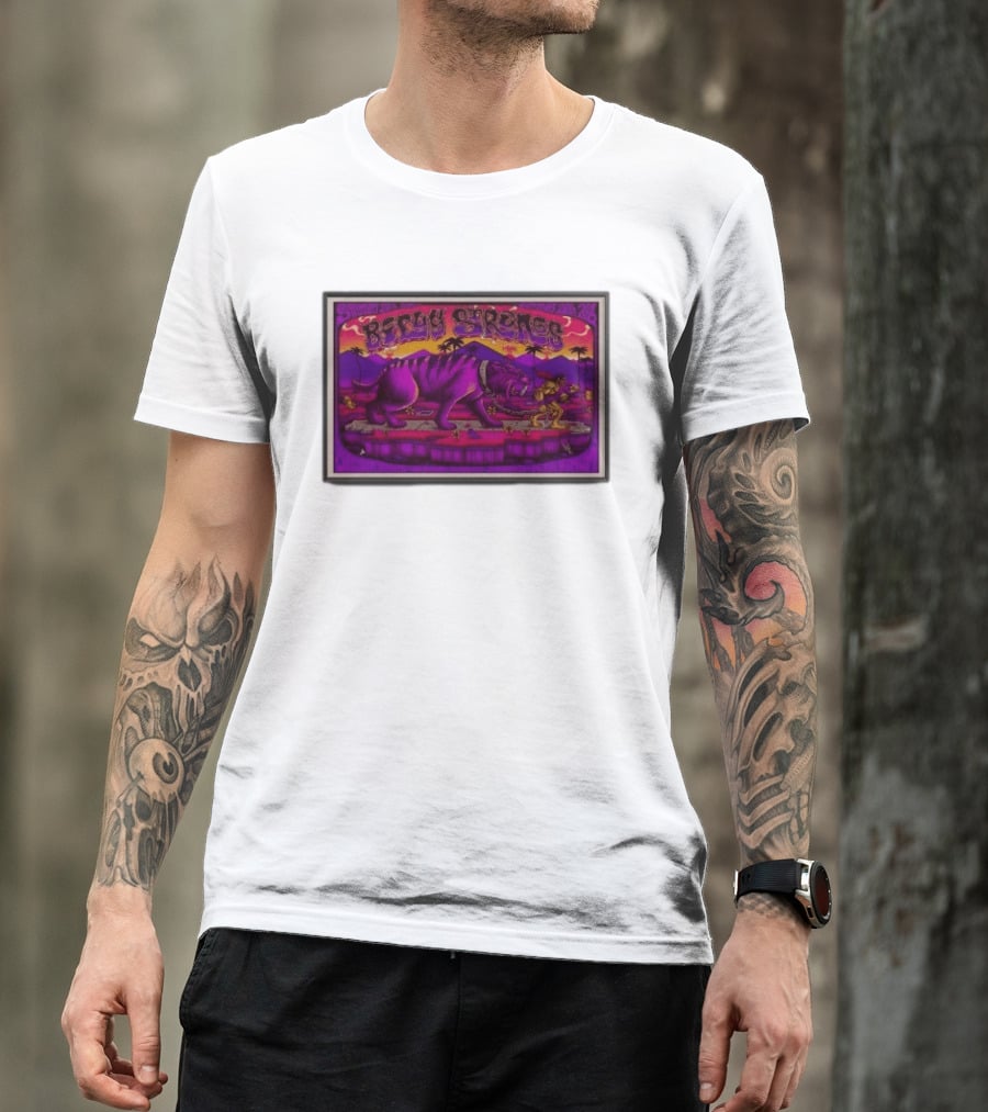 Billy Strings Tour 2026 Los Angeles Inglewood Purple Tiger T-Shirt