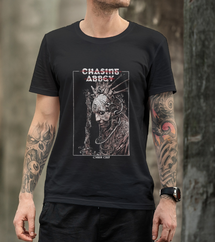 Chasing Abbey Cyber Celt Album Steampunk Cyberpunk Android T-Shirt