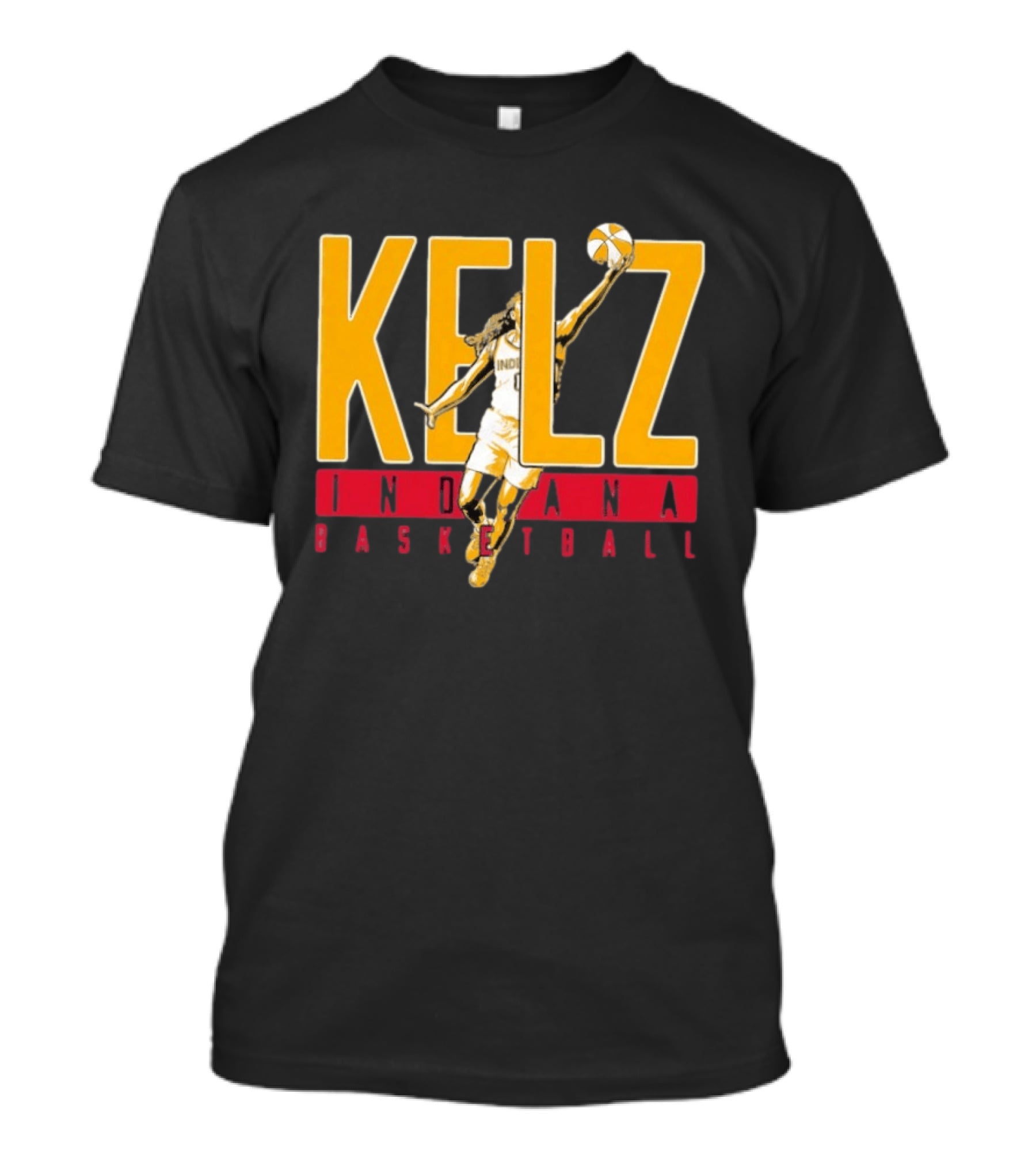 Kelz Indiana Basketball Mitchell Fever Player Dunk T-Shirt
