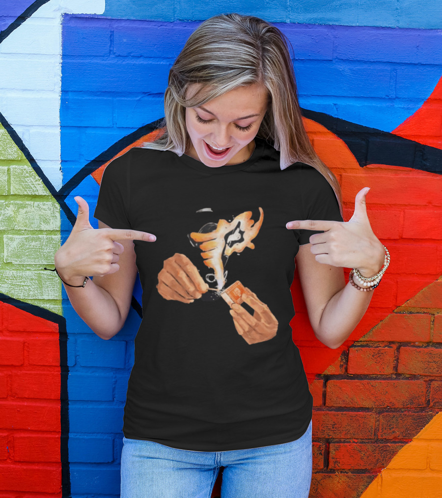 Strike And Ignite Phoenix Flare With Mystic Match Ignition T-Shirt