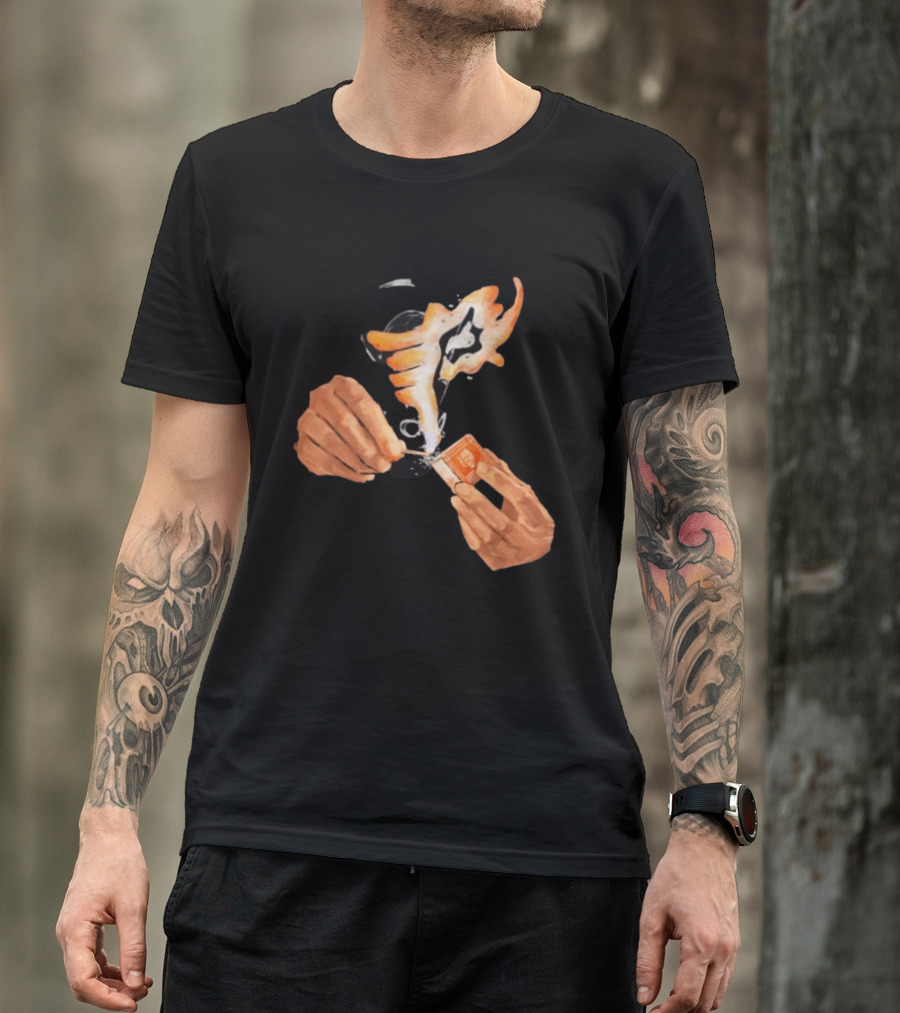 Strike And Ignite Phoenix Flare With Mystic Match Ignition T-Shirt