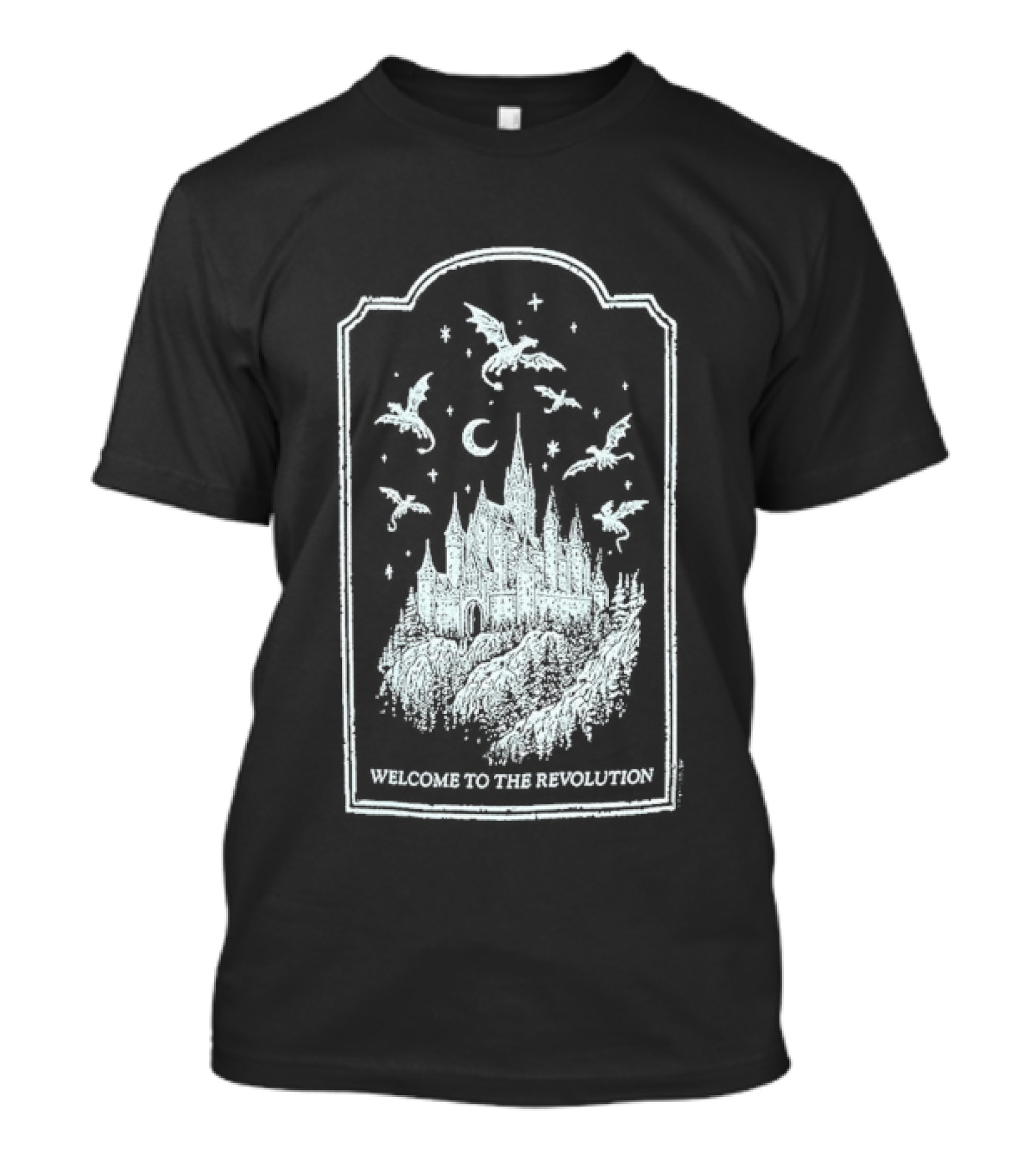 Fourth Wing Welcome To The Revolution Castle And Flying Beasts T-Shirt