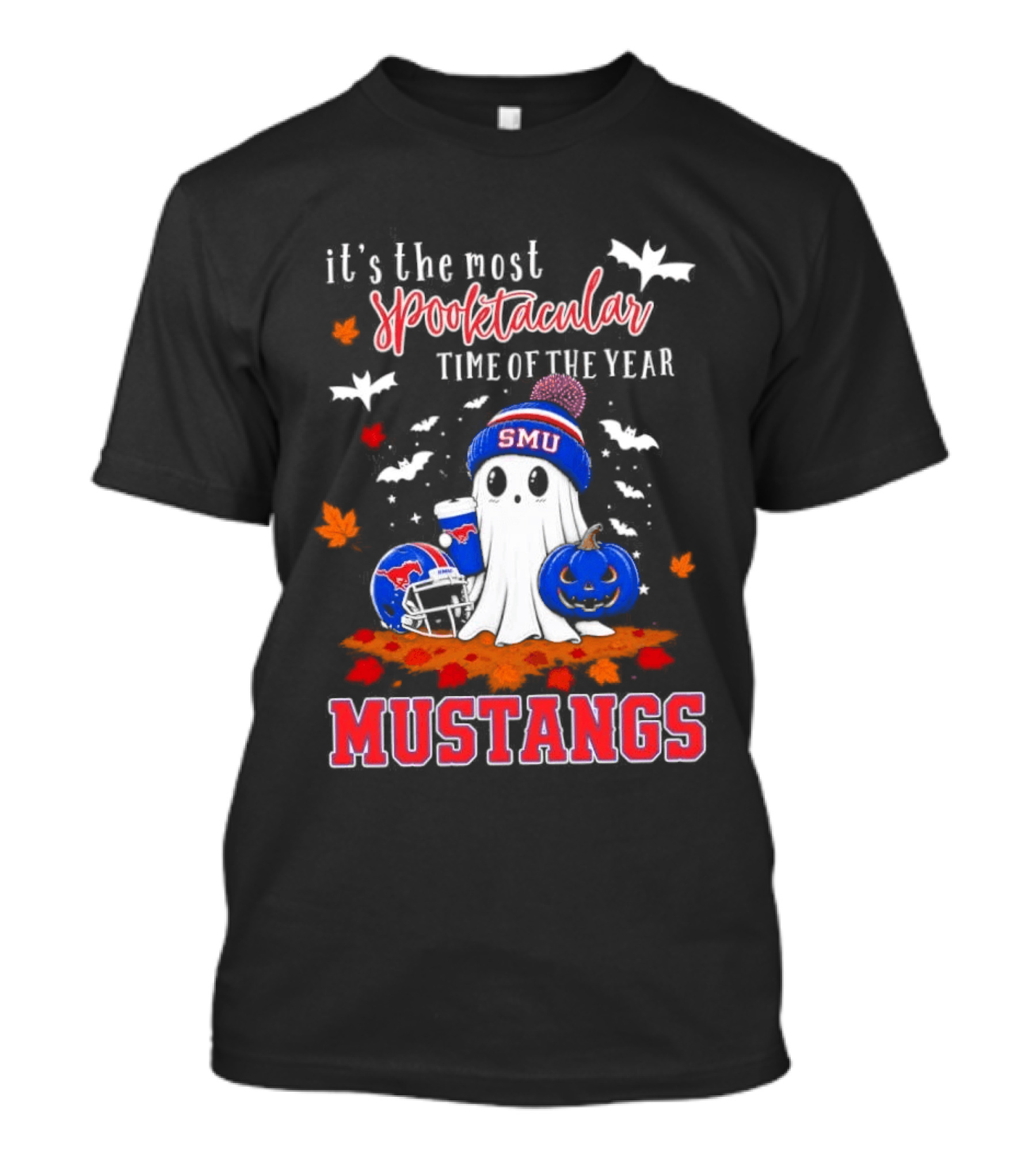 It's The Most Spooktacular Time Of The Year SMU Mustangs Halloween T-Shirt