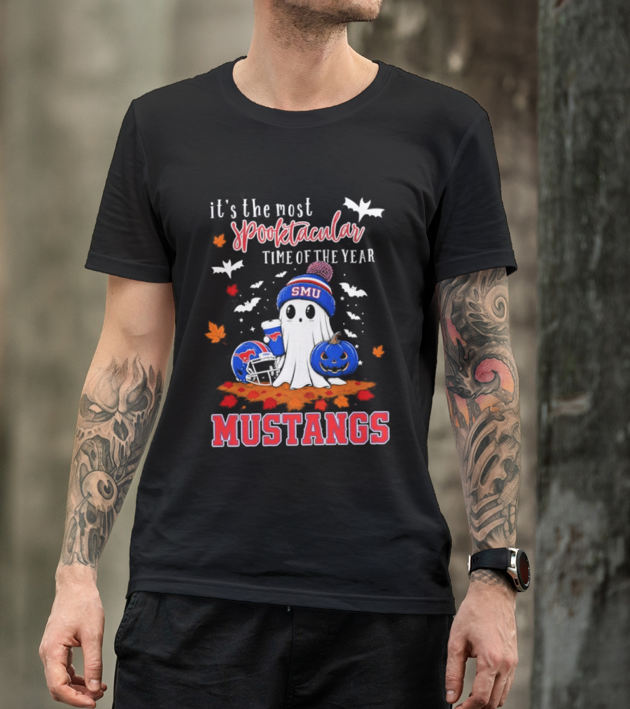 It's The Most Spooktacular Time Of The Year SMU Mustangs Halloween T-Shirt
