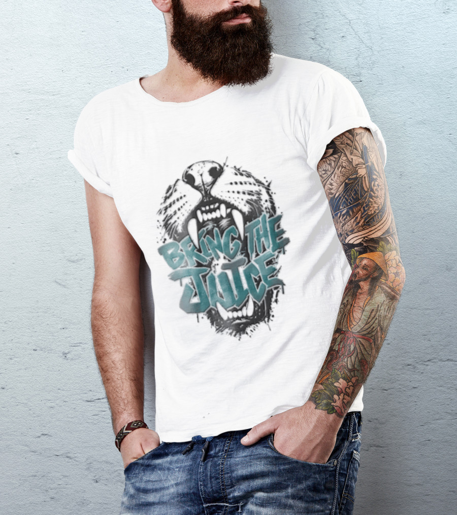Bring The Juice Roaring Jaguar Head T-Shirt