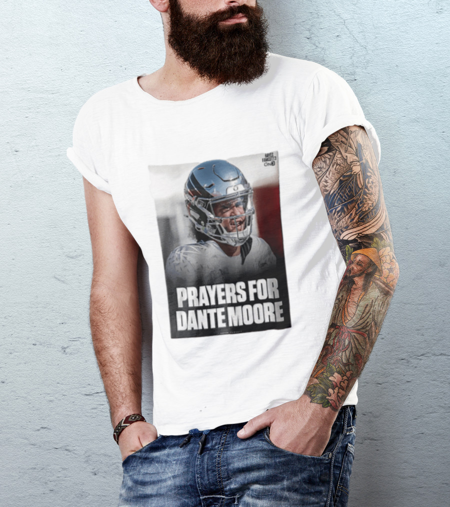 Prayers For Dante Moore Oregon Ducks Football Helmet T-Shirt