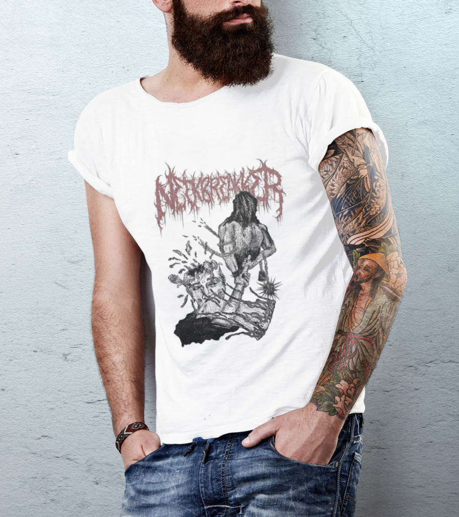 Neckbreakker Face Splitting Madness Longsleeve T-Shirt