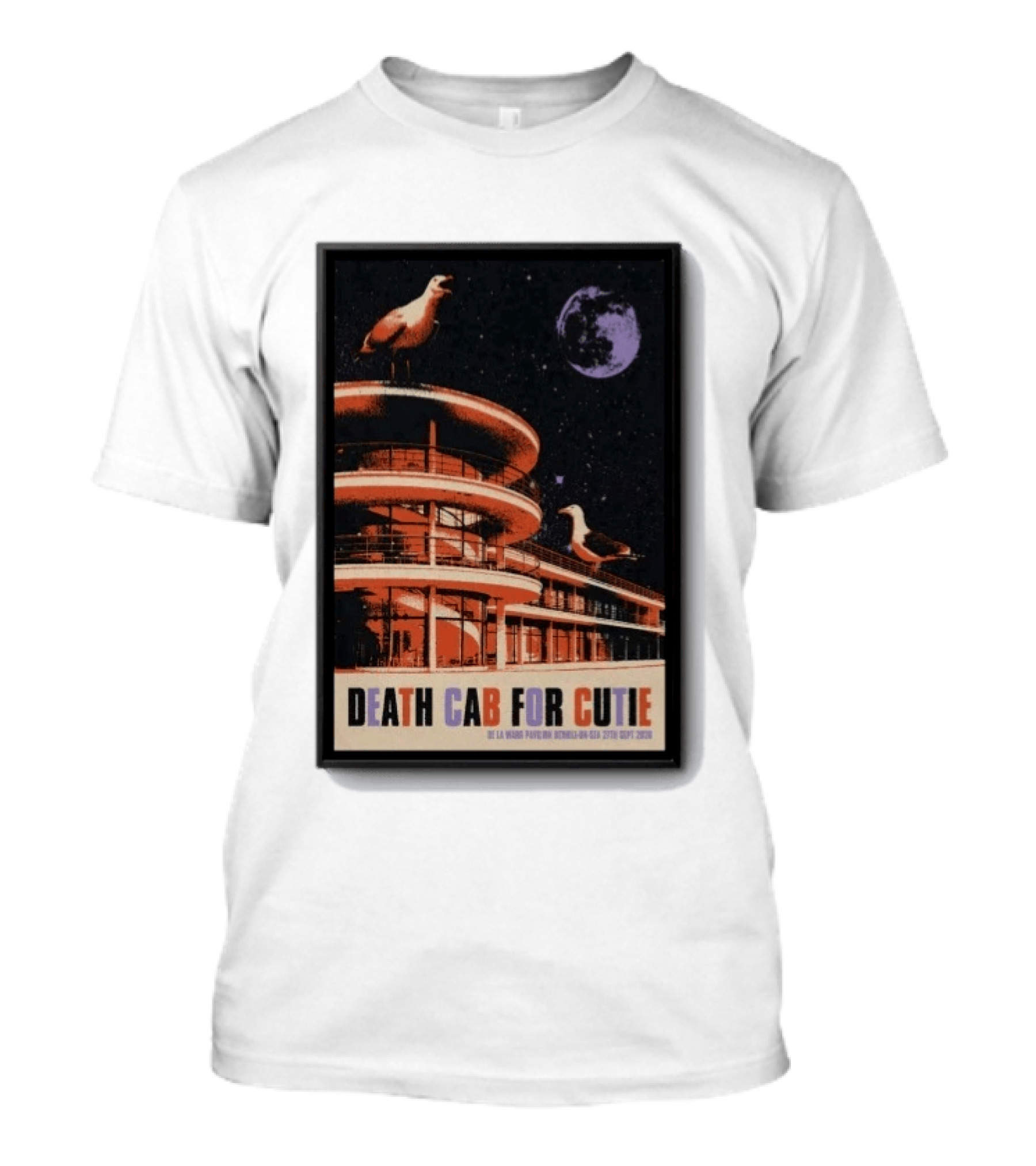 Death Cab For Cutie De La Warr Pavilion Bexhill UK September 2026 T-Shirt