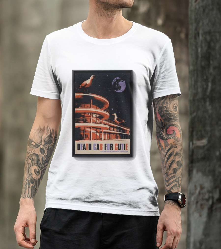 Death Cab For Cutie De La Warr Pavilion Bexhill UK September 2026 T-Shirt