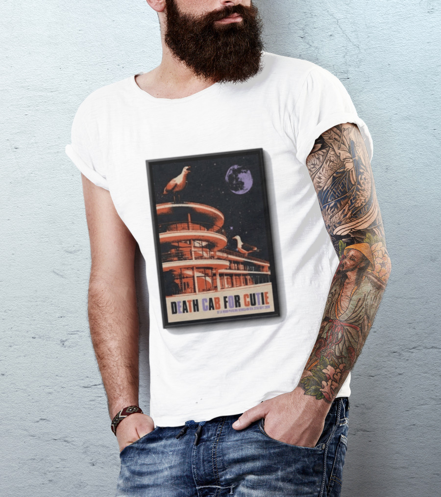 Death Cab For Cutie De La Warr Pavilion Bexhill UK September 2026 T-Shirt