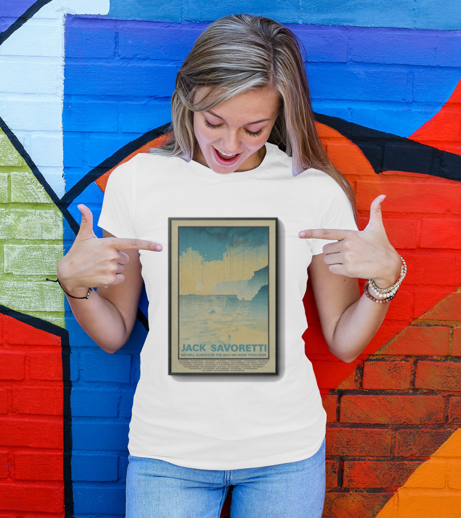 Jack Savoretti We Will Always Be The Way We Were Tour 2026 Scenic Coast T-Shirt