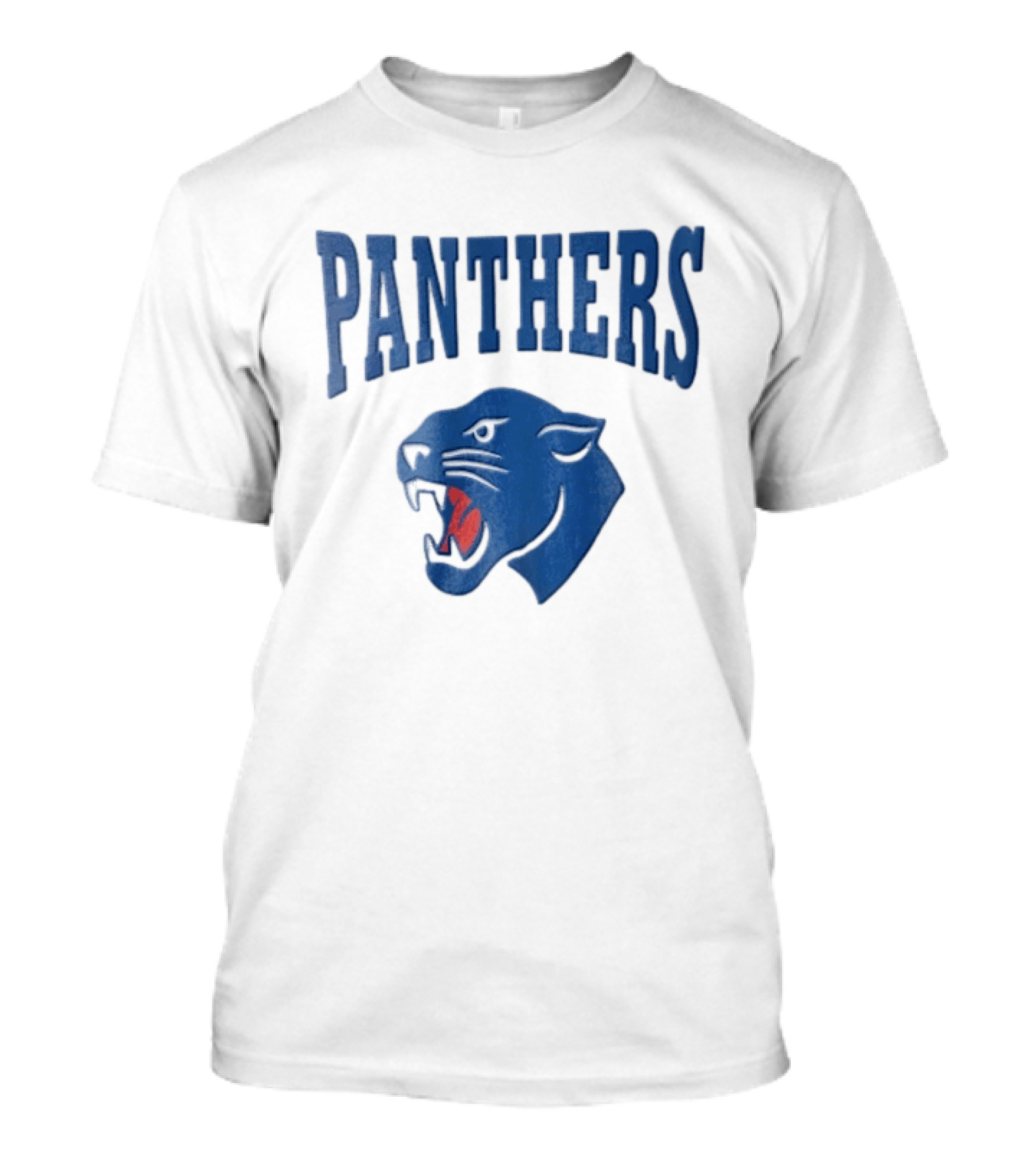 Panthers Blue Panther Head T-Shirt